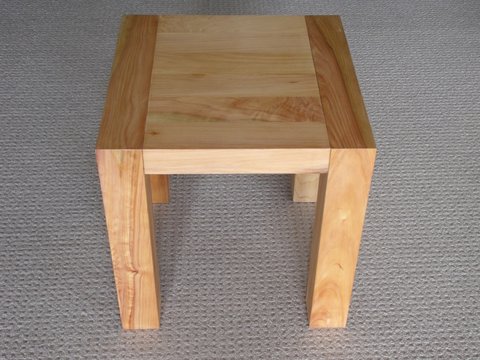 Contemporary Macrocarpa Small Coffee Table Handmade In New Zealand