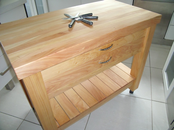 Butchers Block 2 drawer 4