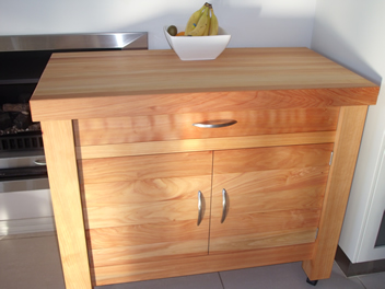 Butchers Block with drawer and cupboard 2