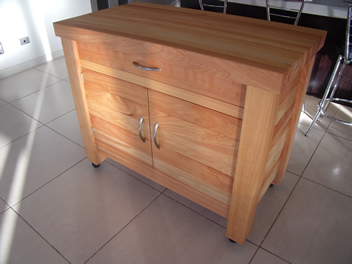 Butchers Block with drawer and cupboard 5