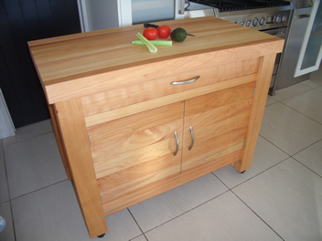 Butchers Block with drawer and cupboard